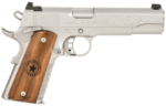 SDS Imports 10100514 1911 Republic Of Texas 45 ACP 8+1 5″ Stainless Steel Barrel, Stainless Steel w/Floral Engraving & Serrations Slide, Steel Frame w/25 LPI Checkering & Frame Grade 3 Walnut w/Engraved Texas Seal Grips - View 3