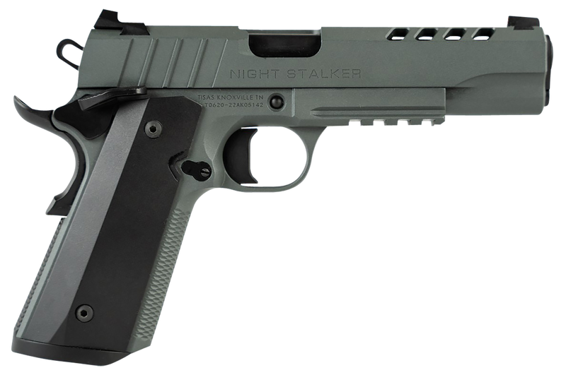 Used Tisas 1911 Night Stalker – .45 ACP, Ported Slide, Two-Tone Finish, Rail