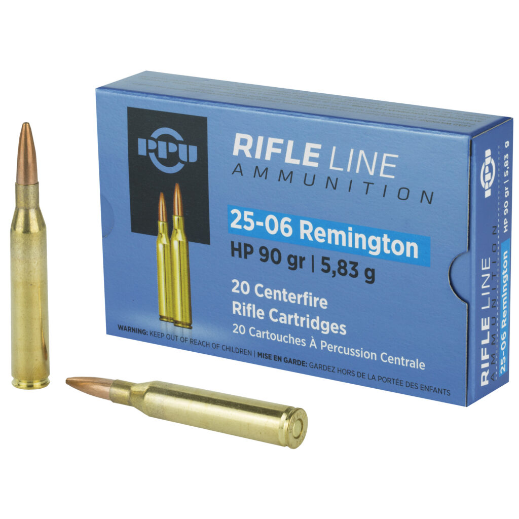 Prvi Partizan PPU Rifle Line 25-06 Rem Ammo 90 grain Hollow Point Case of 200 Rounds PP2506H