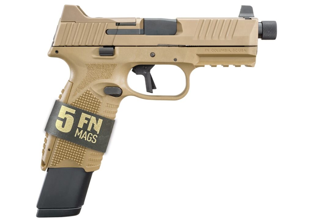 FN 509 Tactical 9mm Bundle Package FDE 509T 5- Magazines 66-101651