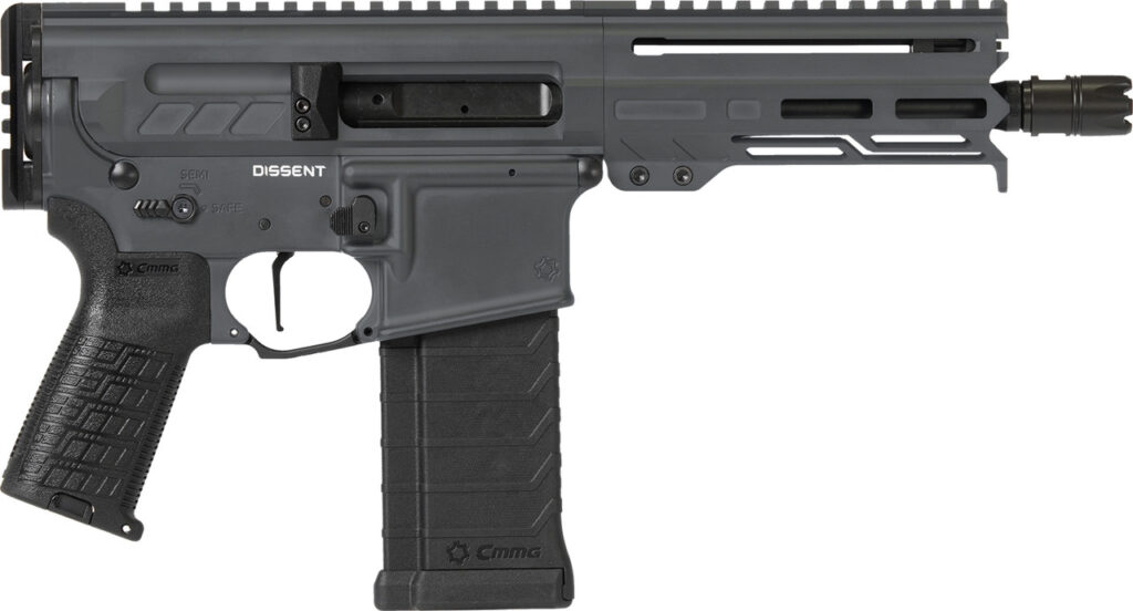 CMMG Dissent MK4 5.7X28 Tungsten Grey 6.5″ Barrel 54AA847-TNG