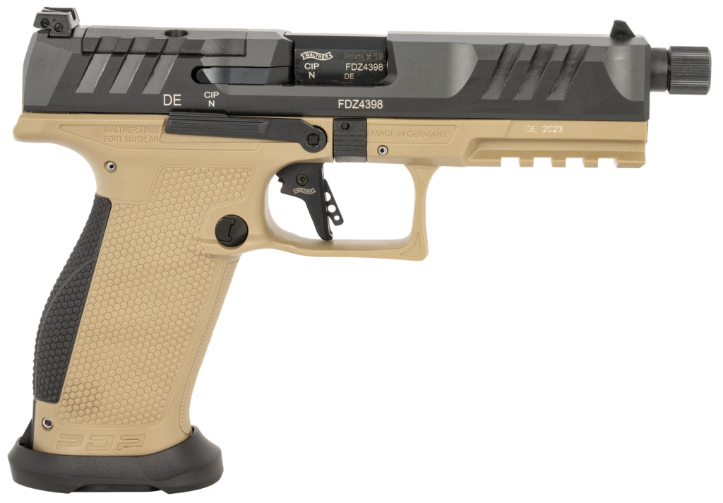 Walther PDP Full Size Pro SD 9mm FDE Threaded Barrel 18 Round Capacity 2876582