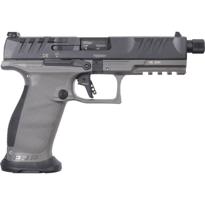 Walther PDP Pro SD Full Size 9mm Tungsten Gray Threaded Barrel 18 Round Capacity 2877503