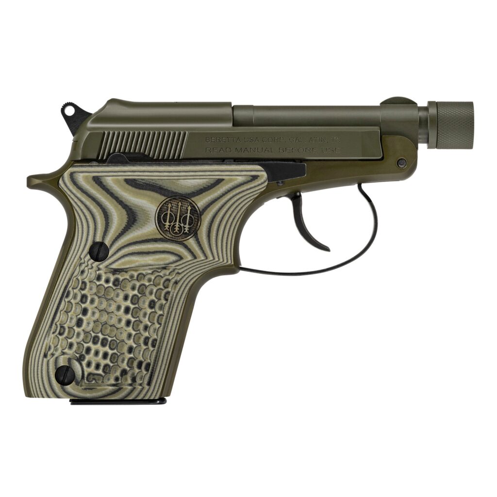 Beretta 21A Bobcat Kale Slushy 22 LR OD Green SPEC0695A