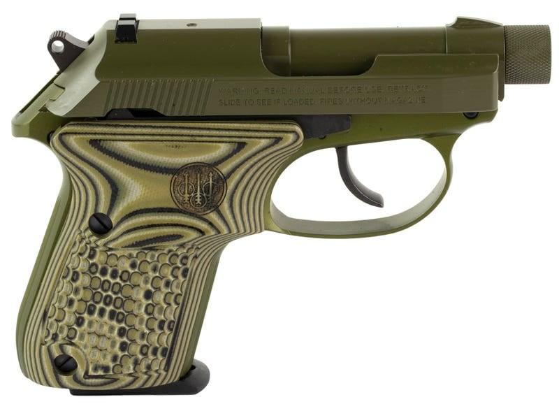 Beretta 3032 Tomcat 32 ACP Kale Slushy OD Green Threaded Barrel SPEC0694A