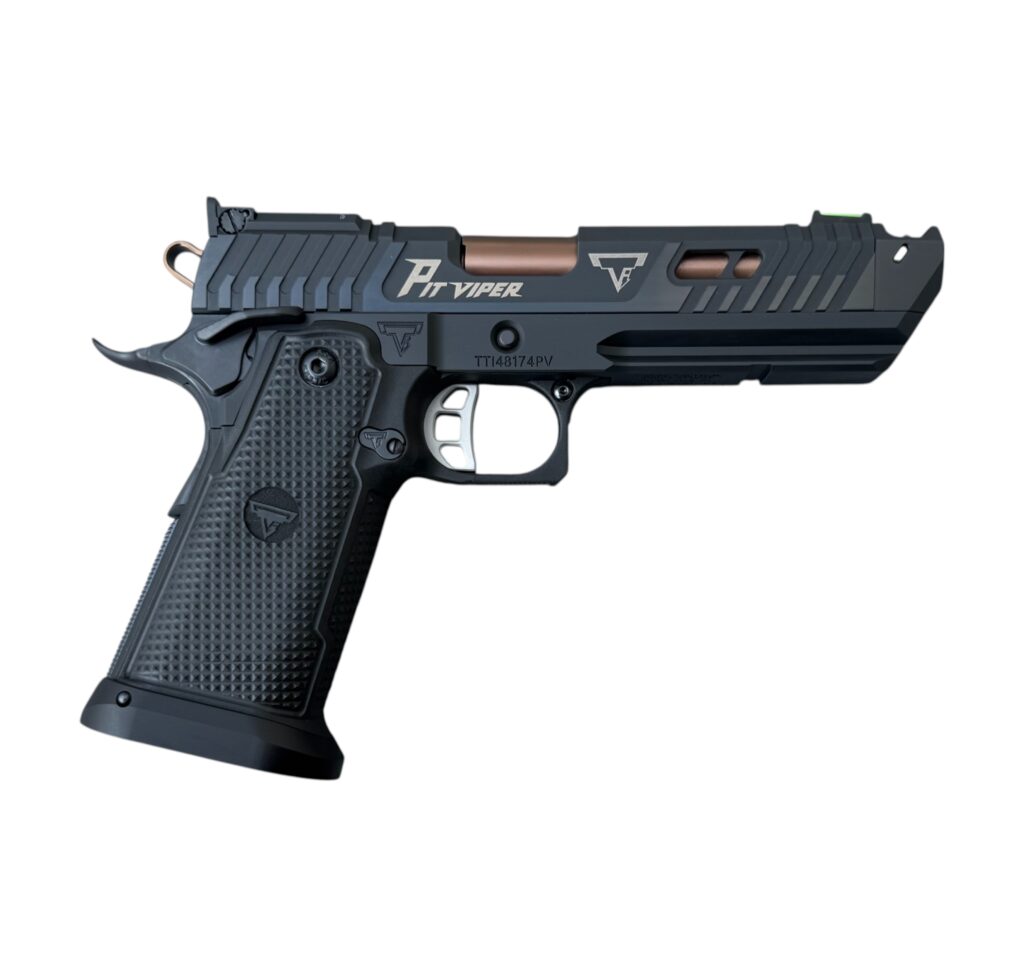 Taran Tactical TTI JW4 2011 Pit Viper 9mm W/ Trijicon SRO 2.5 MOA John Wick 4 TTI-PV-SRO