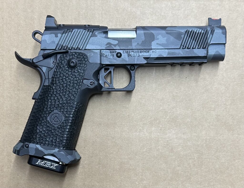 Cosaint Arms COS21 45 ACP Commander Optics Ready Double Stack Riptile Grey & Black