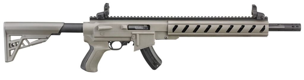 Ruger 10/22 Tactical Grey 22 LR TALO Model 16″ Threaded Barrel 15 Round Mag 31181