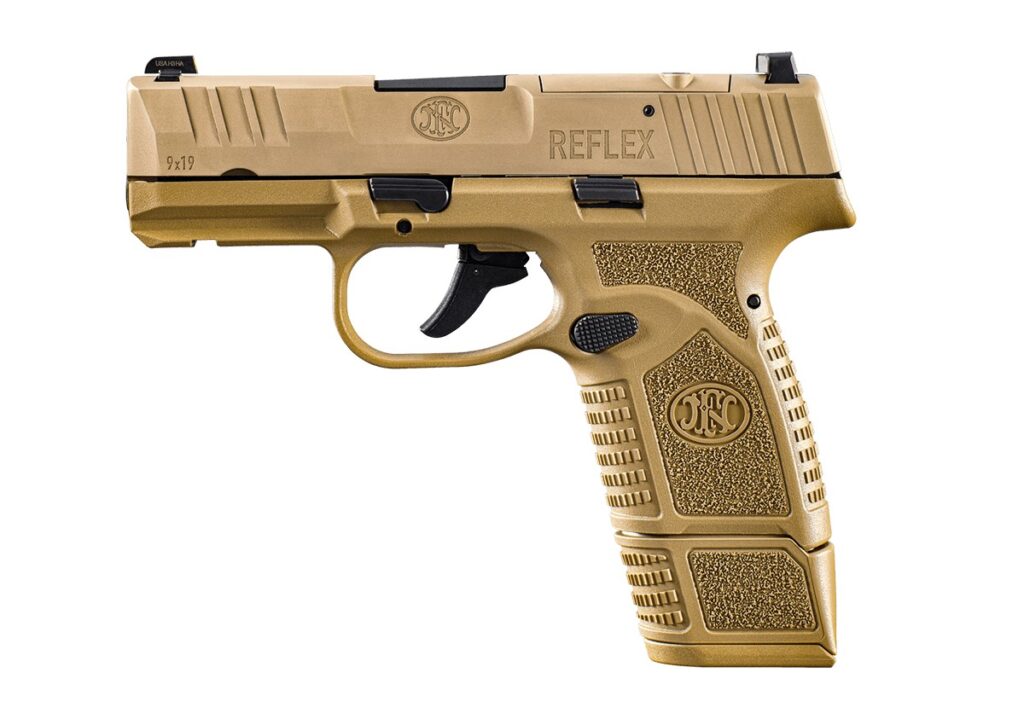 FN Reflex MRD 9mm FDE Optics Ready 15 Round Capacity 66-101411