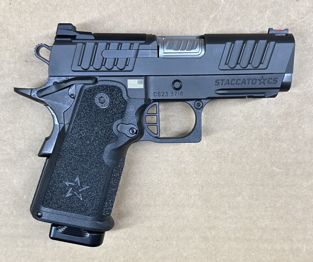 Staccato CS 9mm Optics Ready Flat Trigger Compact Sights 13-1601-000012