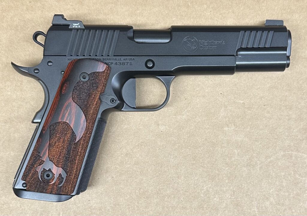 Nighthawk Custom Shadow Hawk 45 ACP Blackout Flat Trigger 5″ Barrel 9678