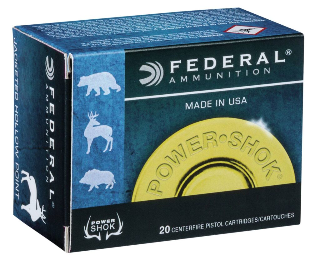 Federal Power-Shok 44 Magnum Ammo 240 grain JHP Box of 20 Rounds C44A