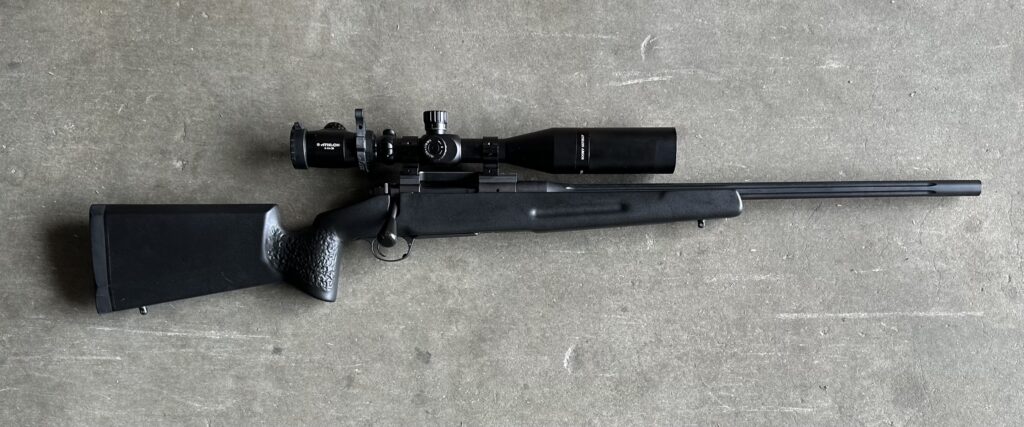 Used Kimber 8400 Patrol Tactical 308 24″ Fluted Barrel W/ Athlon 6-24×50 Scope