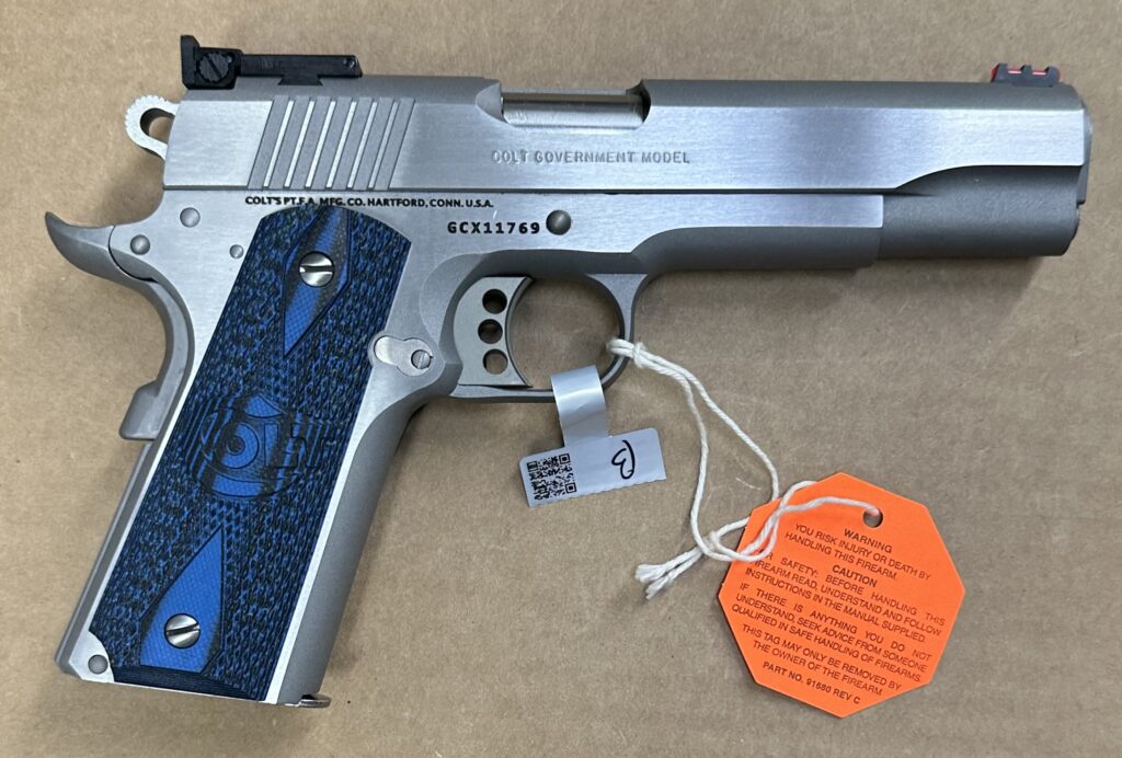 Blem Colt Gold Cup Lite 45 ACP Stainless Steel 1911 5″ Barrel ZO5070GCL