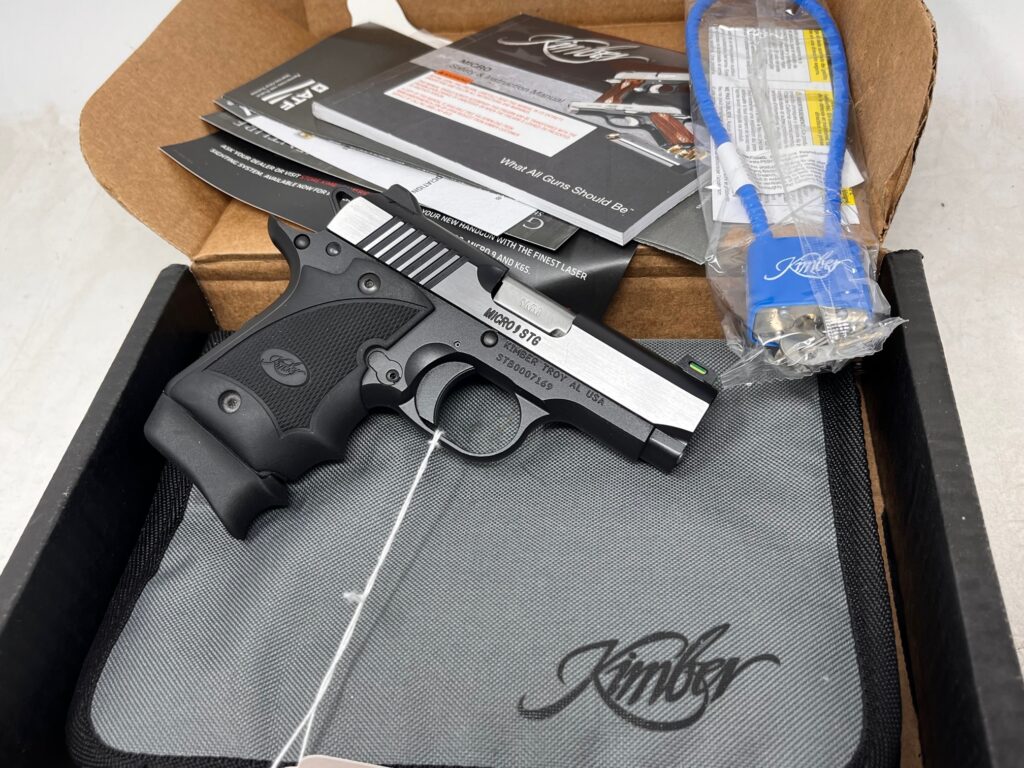 Kimber Micro9 STG Hogue Grips 9mm Micro 9