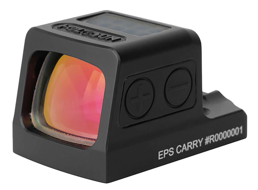 Holosun EPSCARRYGRMRS EPS Carry Green MRS Black Anodized 0.58 x 0.77 2 MOA Green Dot/32 MOA Green Circle Multi Reticle eps-carry-gr-mrs