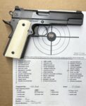 Nighthawk Custom NHC Classic 9mm IOS 1911 Black DLC Giraffe Bone 0667 - View 3