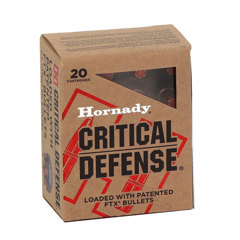 Hornady Critical Defense 30 Super Carry Ammo 100 grain FTX Case of 200 Rounds 90050