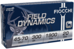 Fiocchi Field Dynamics 45-70 Govt Ammo 300 grain HPFN Case of 200 Rounds 4570B - View 2