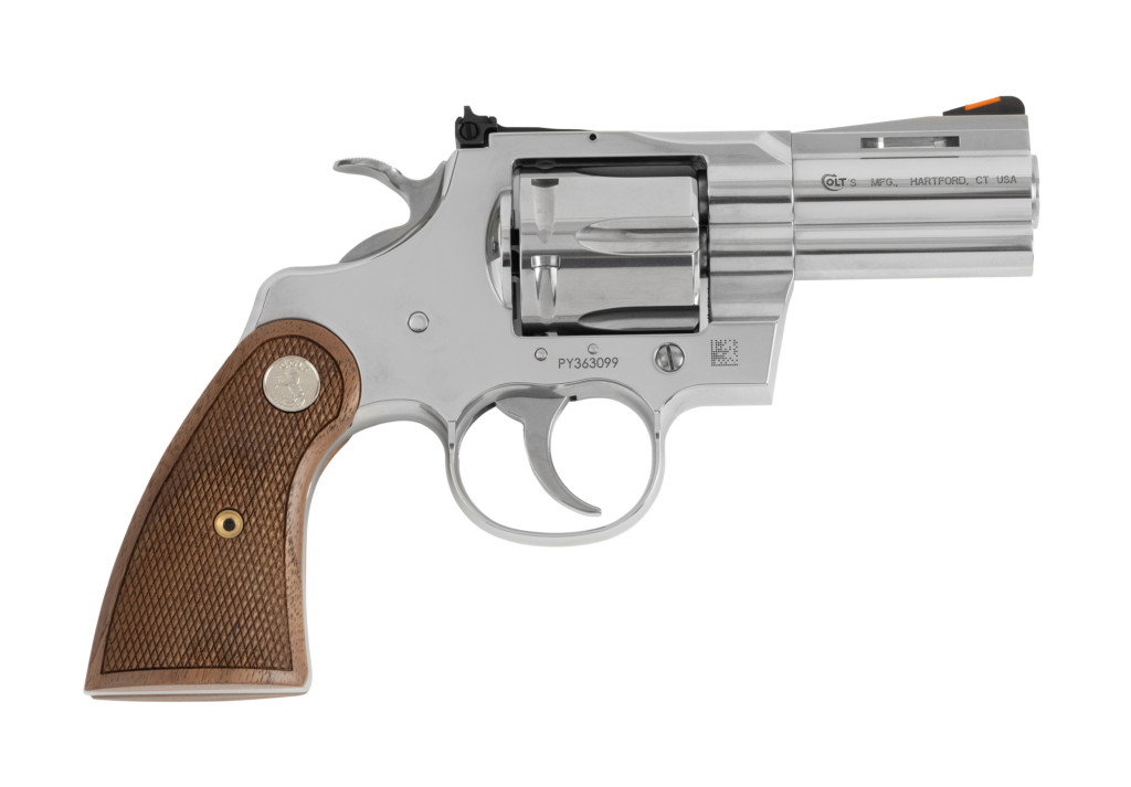 Colt Python 357 Mag 2.5″ Barrel Stainless Steel Altamont Grips PYTHON-SP2WCTS