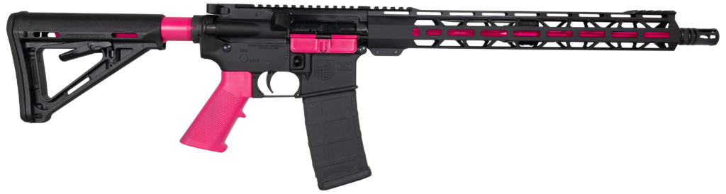 Diamondback DB15 Black & Prison Pink 556 Nato 16″ Barrel DB175AK591