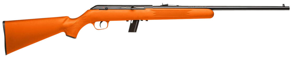 Savage Arms 40220 64 F 22 LR 10+1 21″, Blued Barrel/Rec (Drilled & Tapped), Orange Synthetic Stock