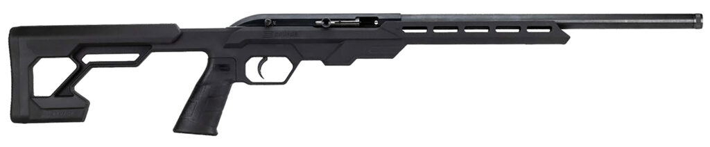 Savage Arms 45114 64 Precision 22 LR Caliber with 10+1 Capacity, 16.50″ Threaded Barrel, Chassis Black Synthetic Stock