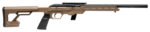 Savage Arms 45124 64 Precision 22 LR Caliber with 10+1 Capacity, 16.50″ Threaded Barrel, Chassis Flat Dark Earth - View 1