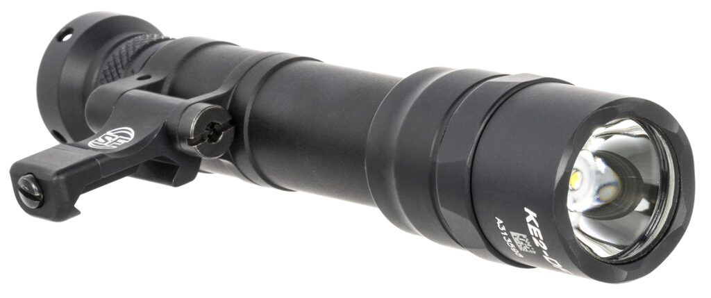 SureFire M640DFBKPRO M640DF Scout Pro Dual Fuel 1500 Lumens White LED Bulb 250 Meters Beam Black Anodized Aluminum