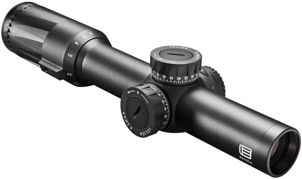 Eotech Vudu FFP Black Hardcoat Anodized 1-6x 24mm 30mm Tube Illuminated Green SR2-MOA VDU16FFSR2G