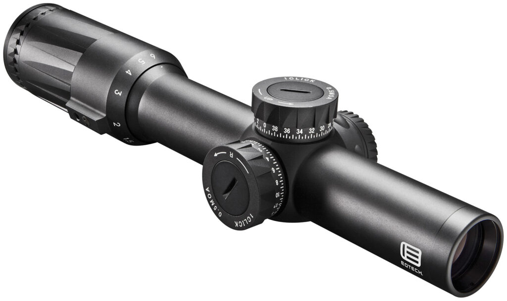 Eotech Vudu FFP Black Hardcoat Anodized 1-6x 24mm 30mm Tube Illuminated Green SR3-MOA VDU16FFSR3G