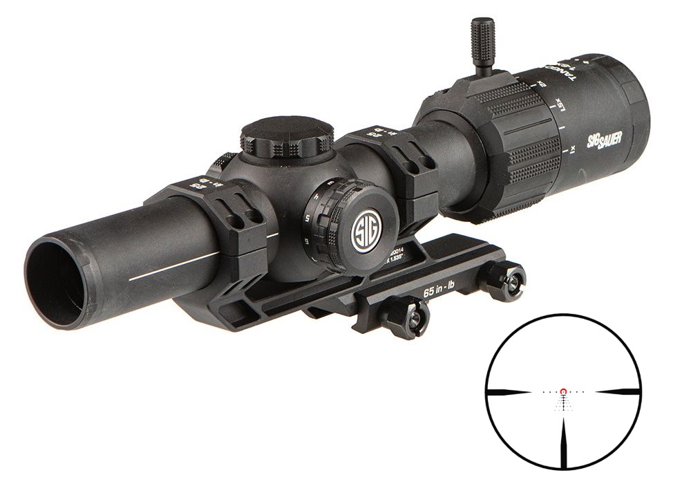 Sig Sauer MSR Tango 1-6×24 First Focal Plane W/ Mount LPVO BDC6 SOTM61002