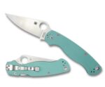 Spyderco Paramilitary 2 Folding Knife Teal G10 Handle C81GPTL2 – Free Shipping! - View 1