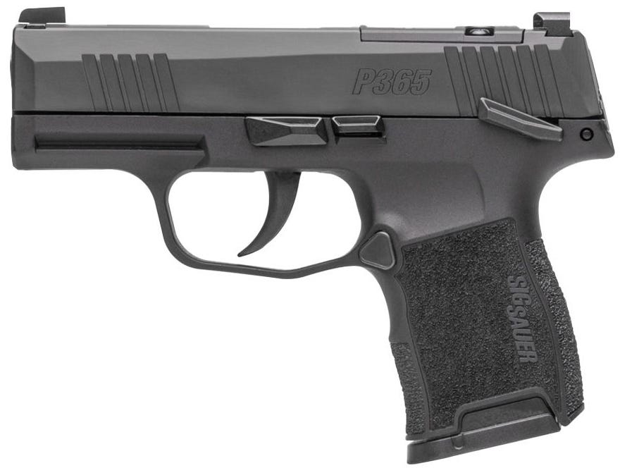 Sig Sauer 365 9mm Optics Ready Manual Safety CA Compliant 365-9-BXR3P-MS-CA