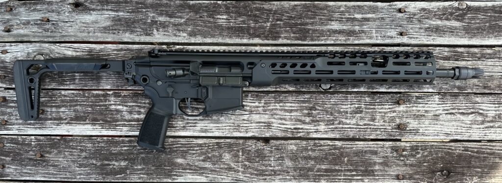 SIG MCX 5.56 NATO Rifle – Geissele SSA Trigger, Folding Stock, Extra Handguard Included
