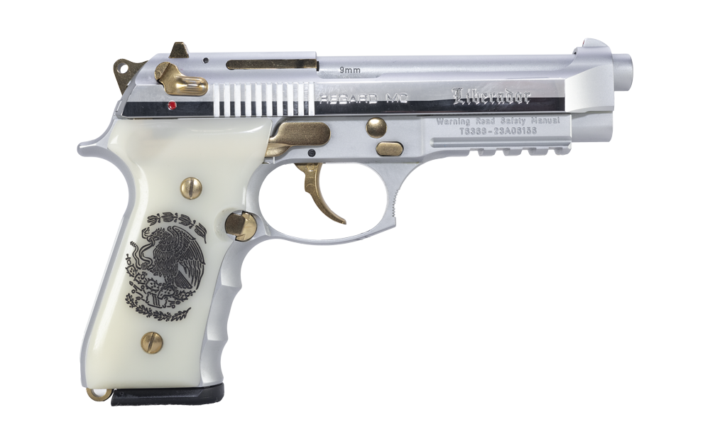EAA Girsan Regard Liberador 2 9mm Gold & Chrome 18 Round Capacity 391089