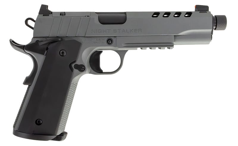 SDS Imports Tisas 1911 Night Stalker 45 ACP Threaded Barrel Tungsten Grey 10100556