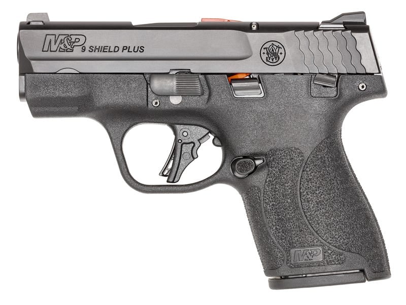 SMITH AND WESSON M&P SHIELD PLUS MICRO-COMPACT 9MM 3.1″ BARREL 10-ROUNDS MANUAL SAFETY 14031