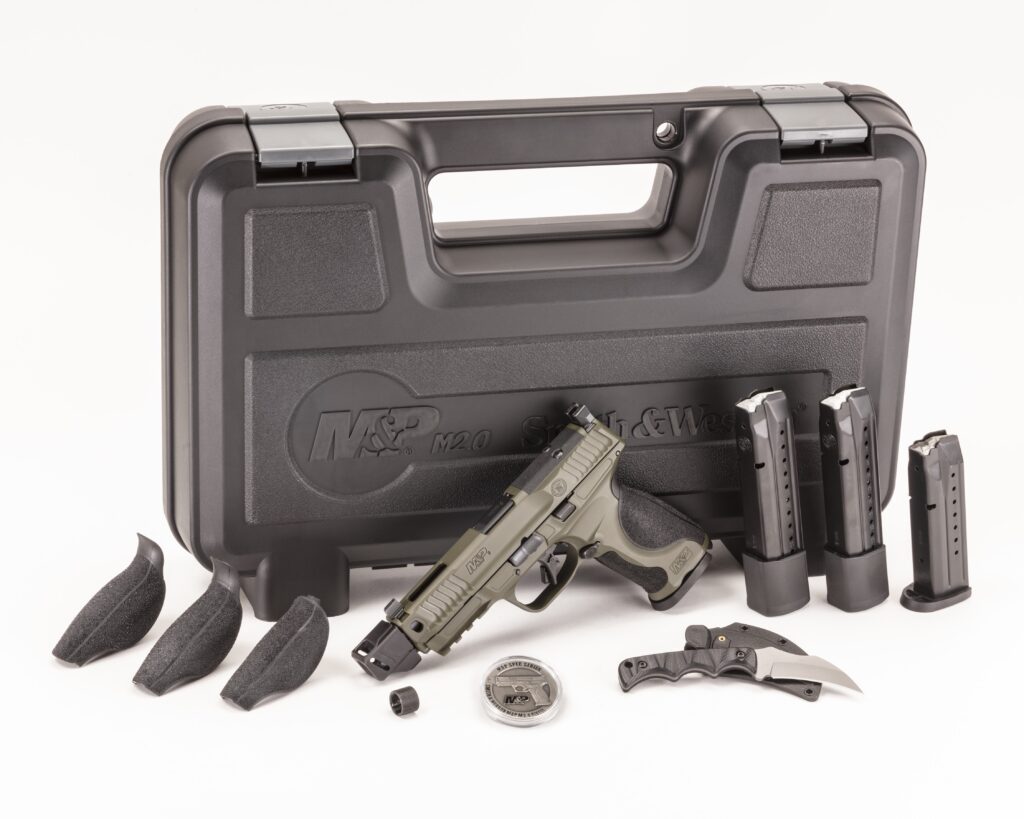 Smith & Wesson M&P9 Spec Series M2.0 Metal Frame OD Green W/ Compensator 13974