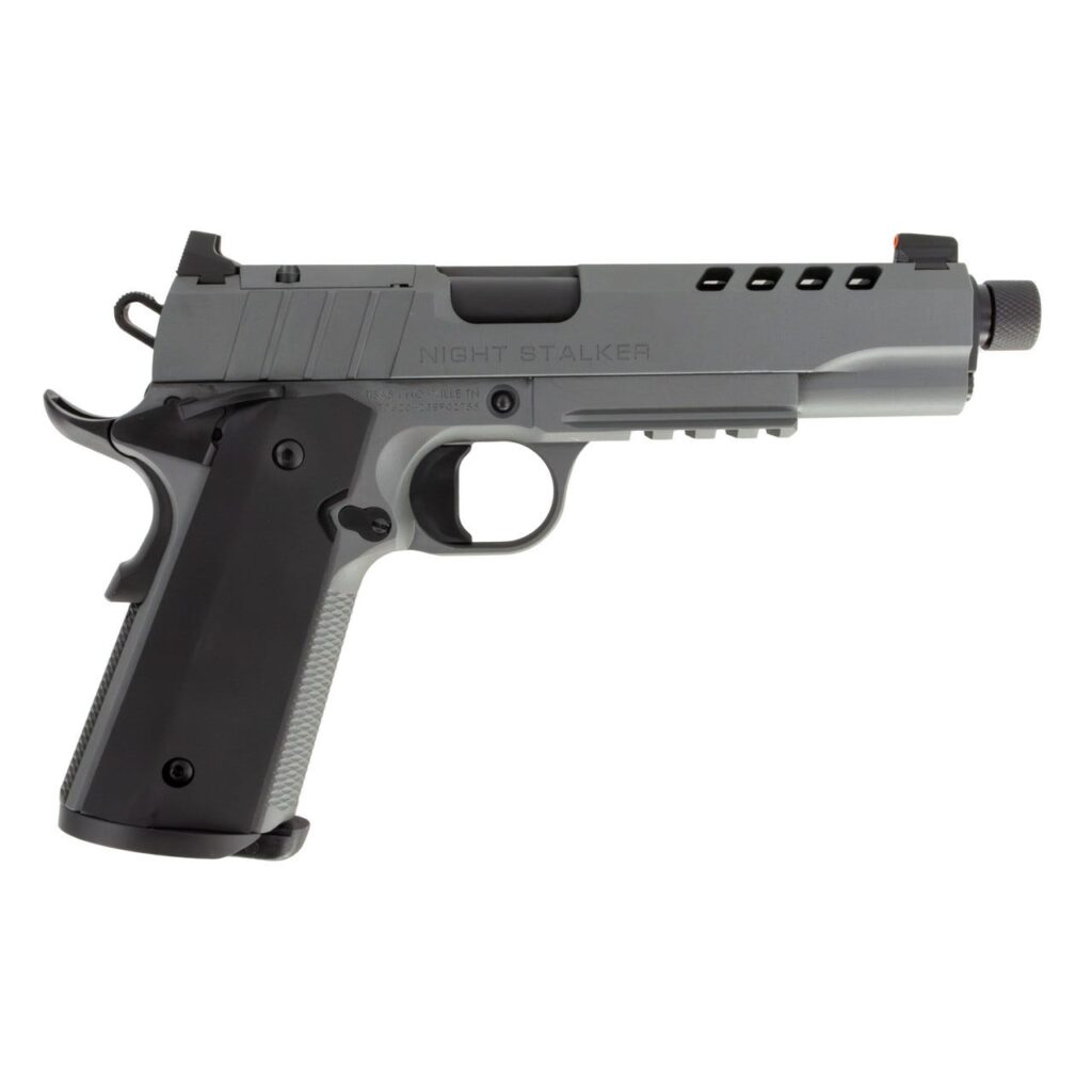 SDS Imports Tisas 1911 Night Stalker 10mm Threaded Barrel Tungsten Grey 1911NIGHTSTALKERSF10