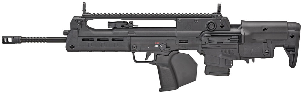 Springfield Armory HL920556BCA Hellion *CA Compliant 5.56x45mm NATO 10+1 20″, Black, Fully Adj. Bullpup Stock, Featureless Grip, Integrated Flip-Up Sights, 4-Prong Flash Hider, Adj. Gas Block