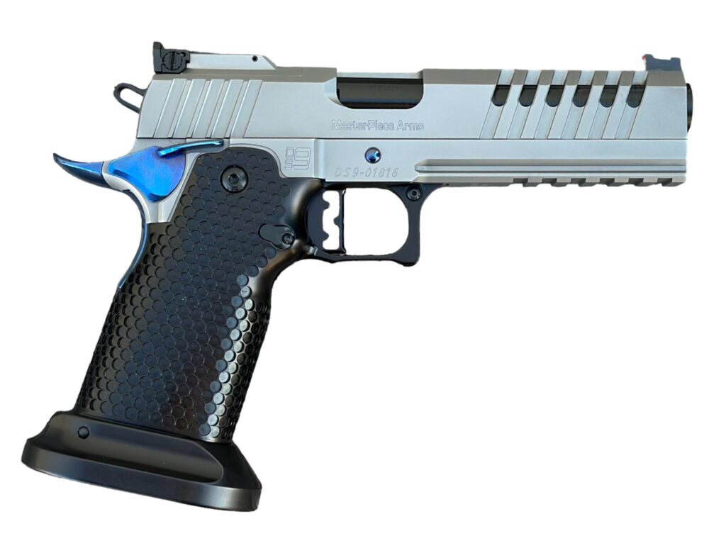 Masterpiece Arms DS9 Hybrid 9mm Stainless & Blue 2011 Optics Ready DS9HYB-SB