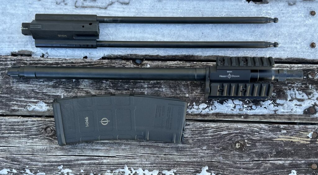 Heresy Design 9mm Caliber Conversion Kit Steyr Aug NATO Stock HBA16D-N