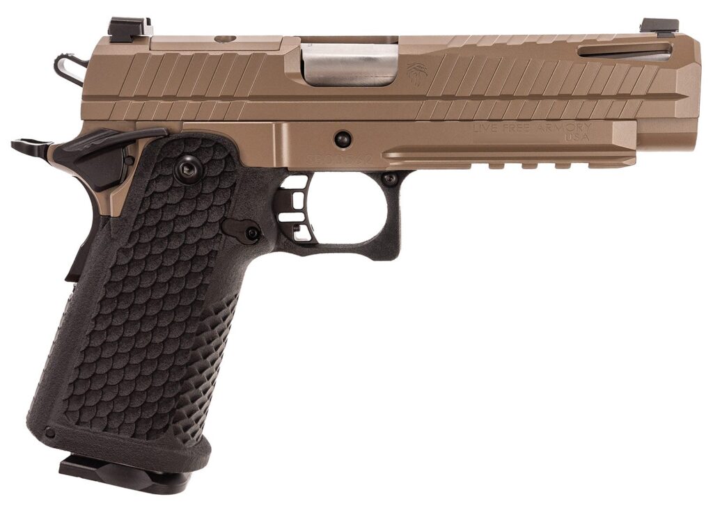 Live Free Armory Apollo 11 9mm Optics Ready FDE 2011 1911 LFAPF71202