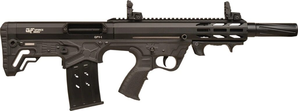 GForce GFY-1 Bullpup 12 Ga Semi Auto 18″ Barrel AR-12 GFY1DBLK