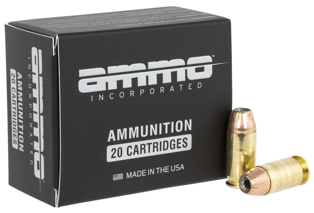 Ammo Inc Signature Line 45 Auto / ACP Ammo 230 grain JHP Box of 20 Rounds 45230JHPA20