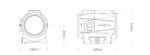 Holosun SCRS-GR-MRS Multi-Reticle 65MOA Green Circle & 2MOA Dot Rifle Solar-Charging Reflex Sight SCRS-GR-MRS - View 4