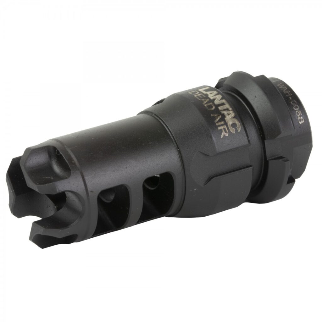 Lantac USA Dragon 9mm Muzzle Break / Dead Air Wolfman KeyMicro Suppressor Mount – 1/2×28
