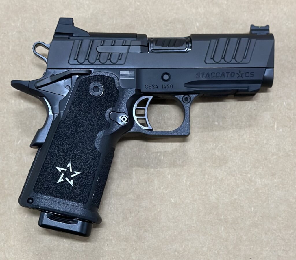 Staccato CS 9mm 2011 Optics Ready DLC Barrel Curved Trigger 14-1501-000102