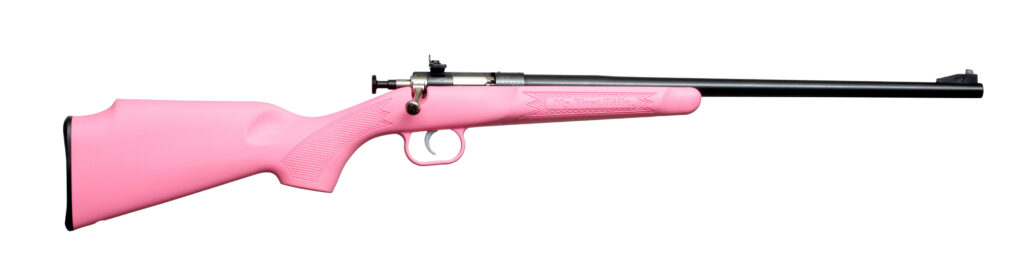 CRICKETT KSA2220 CRICKETT 22 LR 1 16.13″ BLUED PINK RIGHT YOUTH/COMPACT HAND